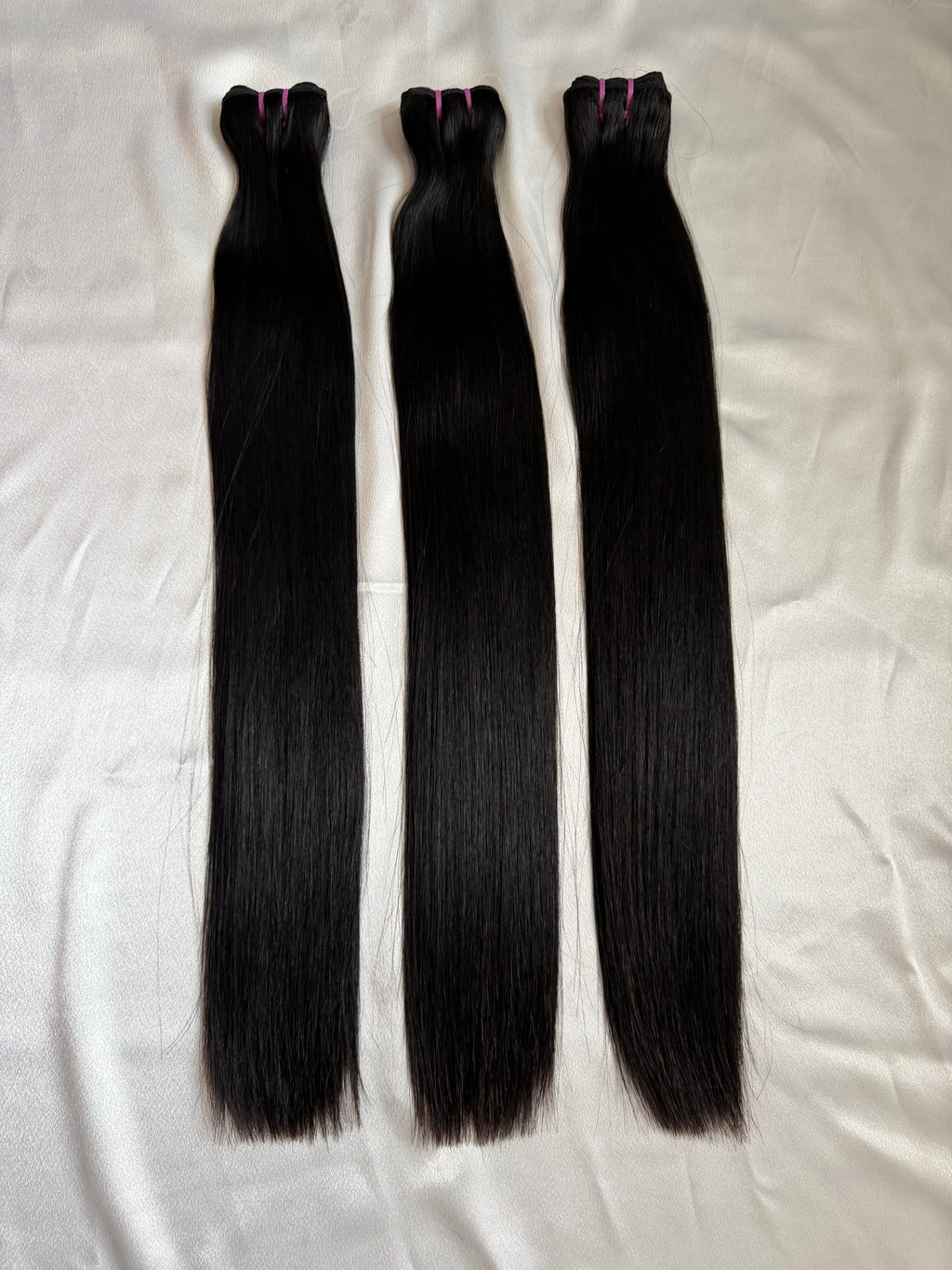 Virgin Natural Straight Bundles- Super Double Drawn