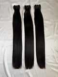 Virgin Natural Straight Bundles- Super Double Drawn