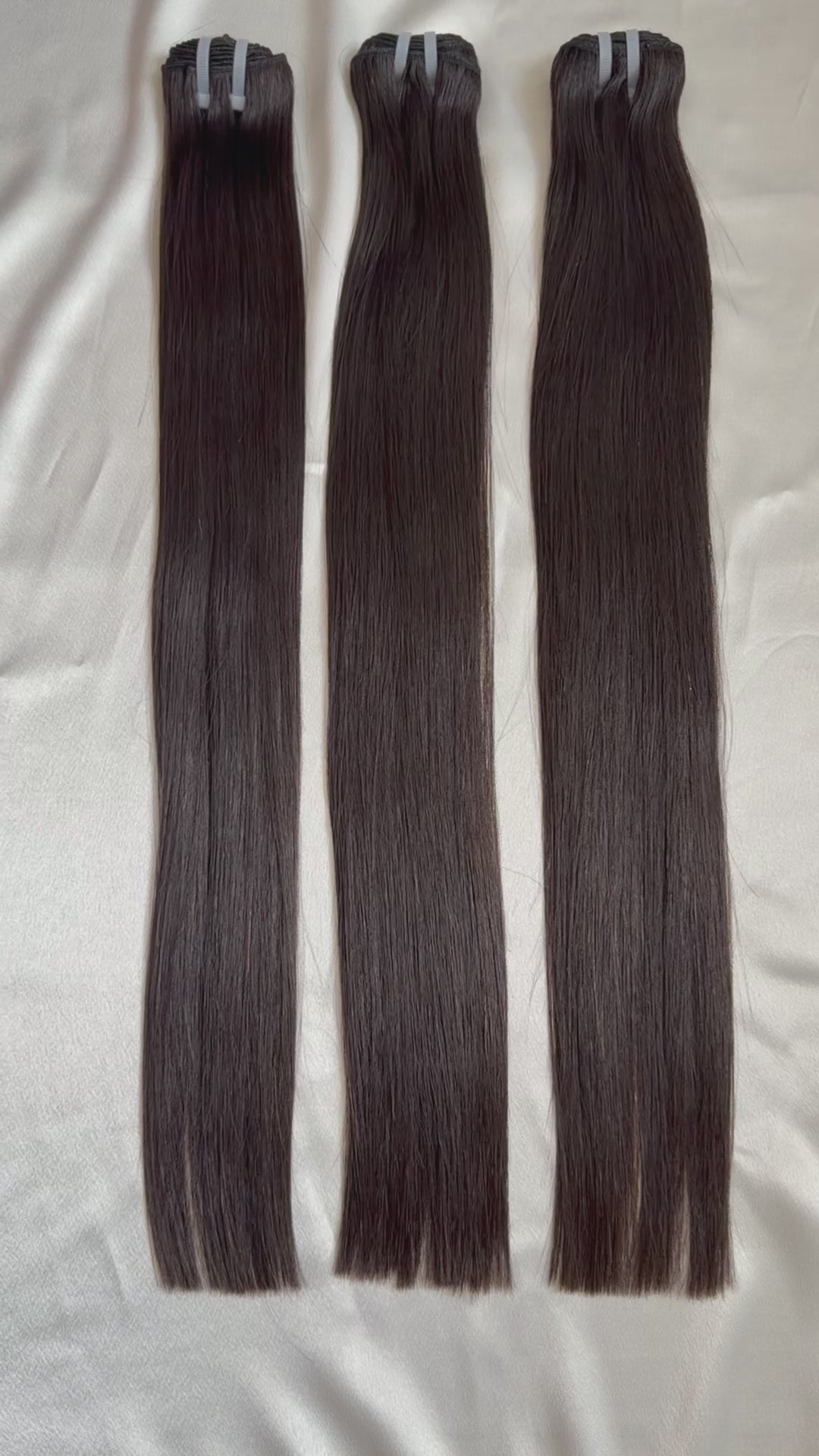 Raw Natural Straight Bundles- Single Donor Hair