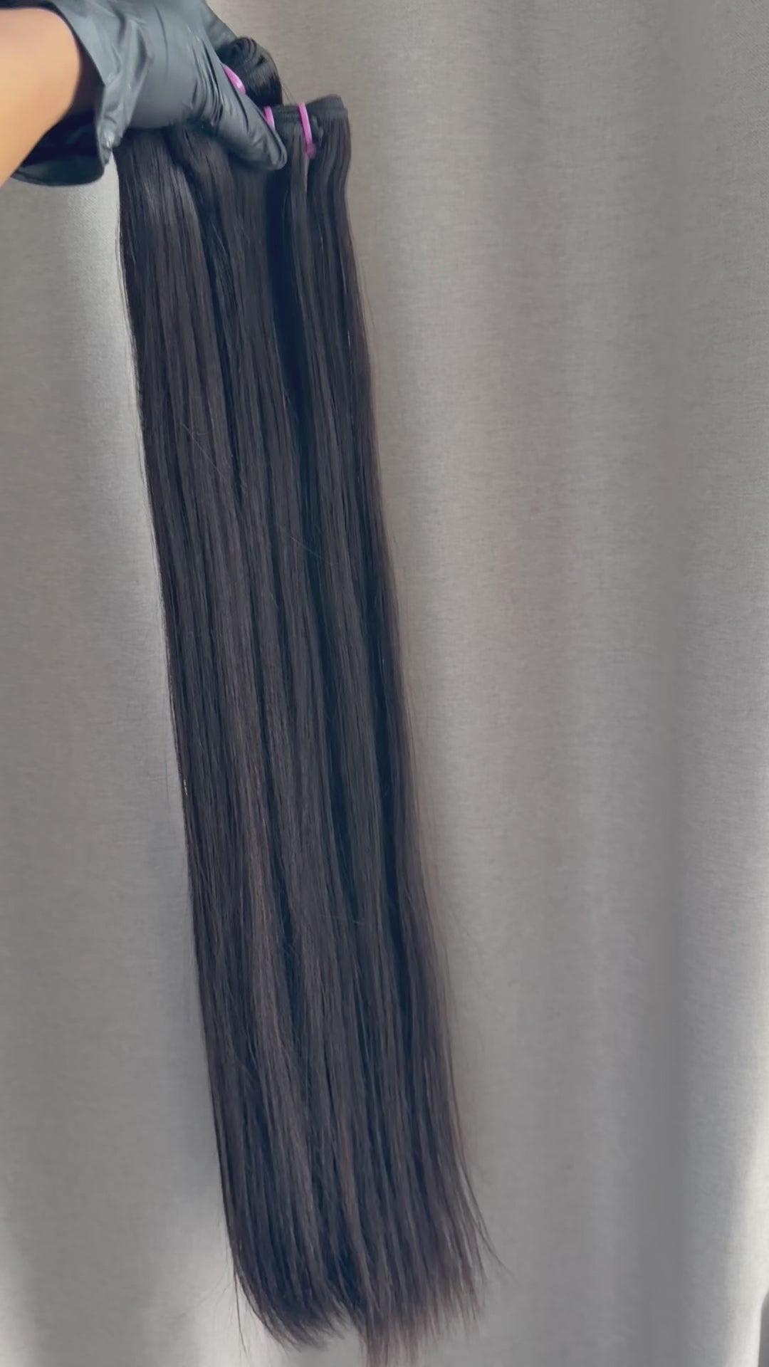 Virgin Natural Straight Bundles- Super Double Drawn